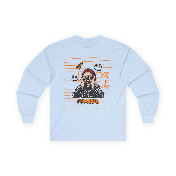 Hustle Mode Long Sleeve - Focused Black Crown