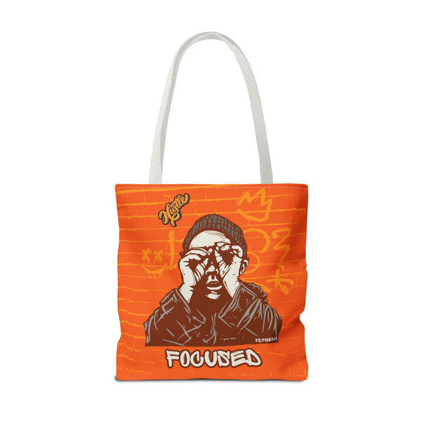 Hustle Mode Tote Bag - Focused Yellow Crown