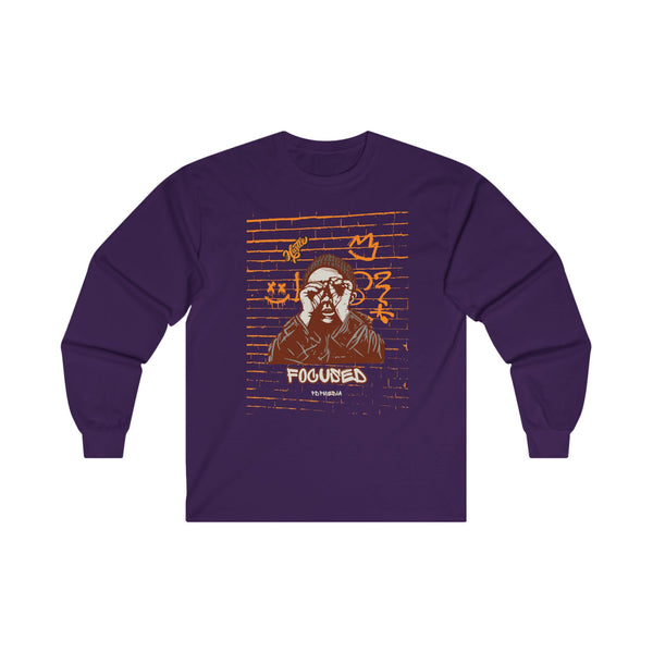 Hustle Mode Long Sleeve - Focused Yellow Crown