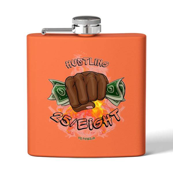 Flask, Hustle Mode - Stainless Steel 6oz (Hustling 25/Eight Black)
