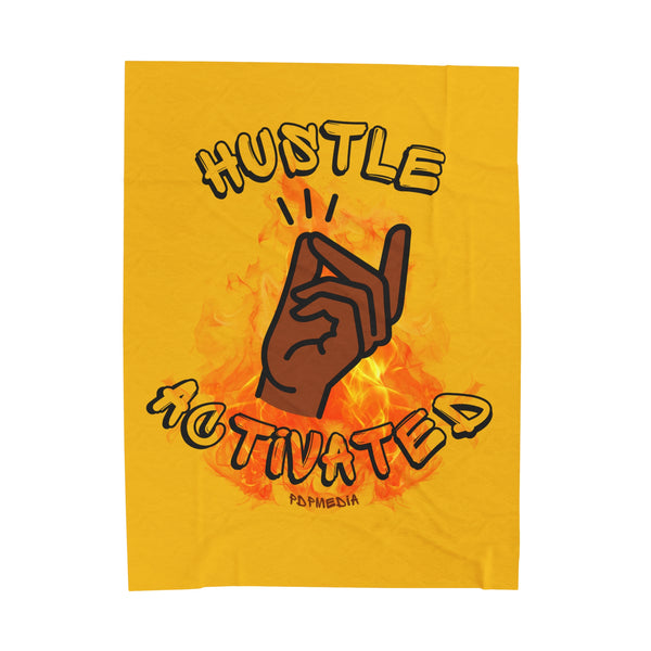 Hustle Mode Plush Blanket - Activated