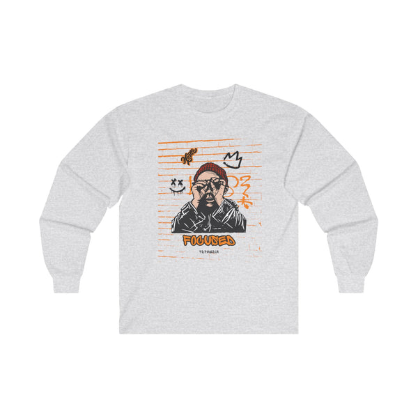 Hustle Mode Long Sleeve - Focused Black Crown