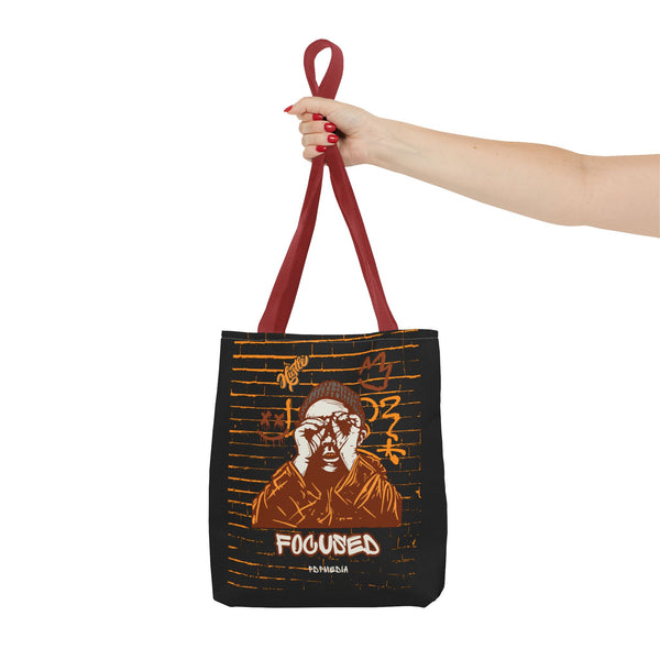 Hustle Mode Tote Bag - Focused Brown Crown