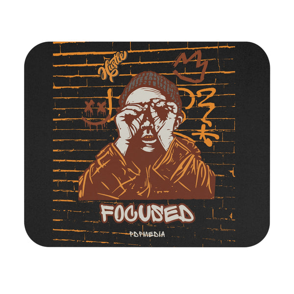 Hustle Mode Mouse Pad - Focused Brown Crown (Gift)