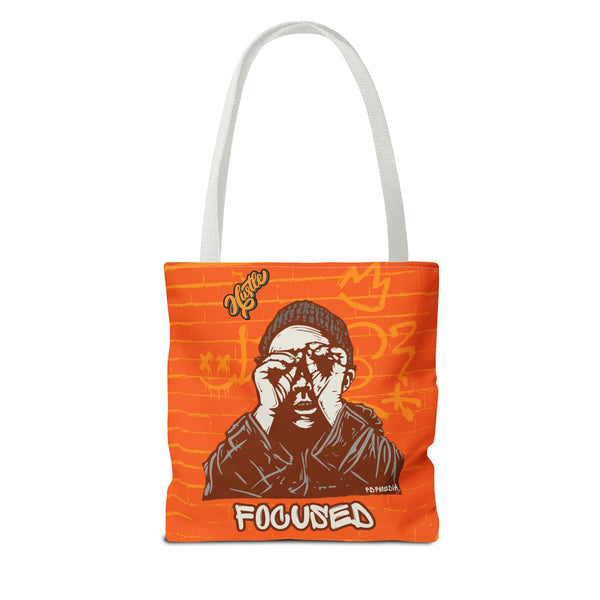 Hustle Mode Tote Bag - Focused Yellow Crown