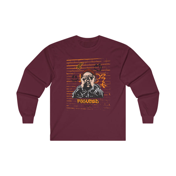 Hustle Mode Long Sleeve - Focused Black Crown
