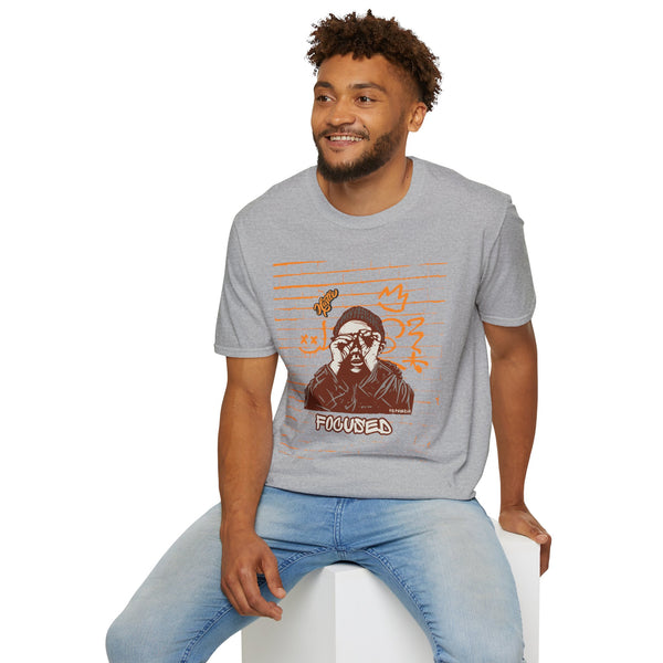 Hustle Mode Tee - Focused Yellow Crown