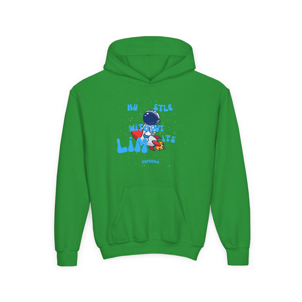 Hustle Mode (Kids) Youth Heavy Blend Hooded Hoodie - Without Limits