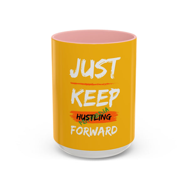 Hustle Mode Coffee Mug (11, 15oz) - Keep Moving Forward (Gift)