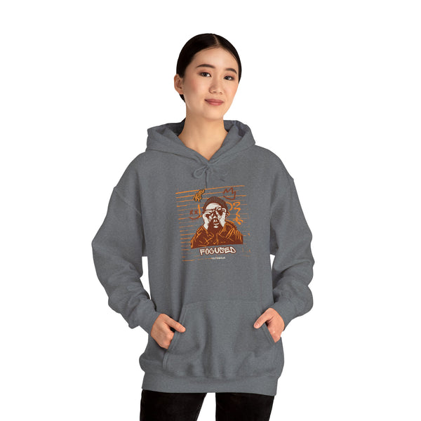 Hustle Mode Hoodie - Focused Brown Crown