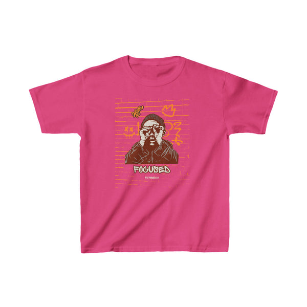 Kids Hustle Mode Tee - Focused