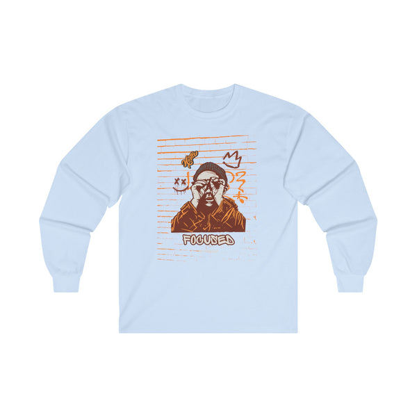 Hustle Mode Long Sleeve - Focused Brown Crown