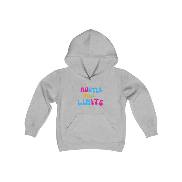 Hustle Mode Youth Heavy Blend Hooded Hoodie - Hustle Without Limits