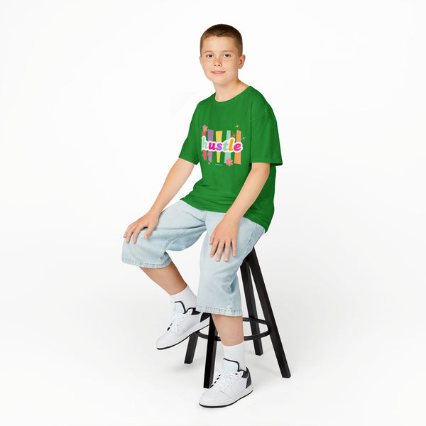 Kids Hustle Mode Tee - Pastel Hustle