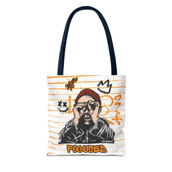 Hustle Mode Tote Bag - Focused Black Crown