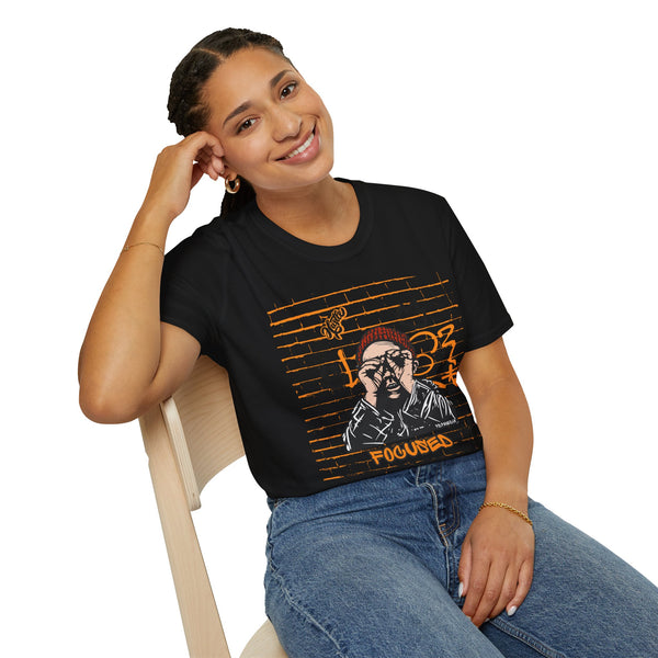 Hustle Mode Tee - Focused Black Crown