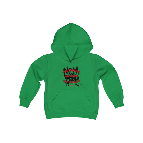 Hustle Mode (Kids) Youth Heavy Blend Hooded Hoodie - Big Dreams