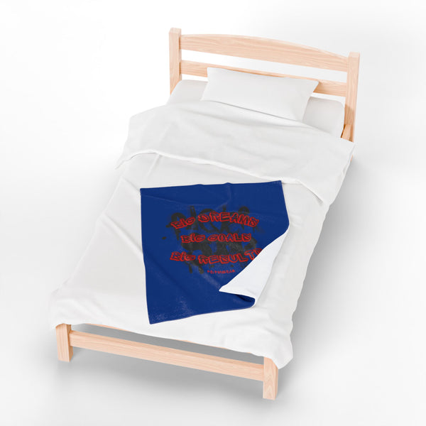 Hustle Mode Plush Blanket - Big Dreams