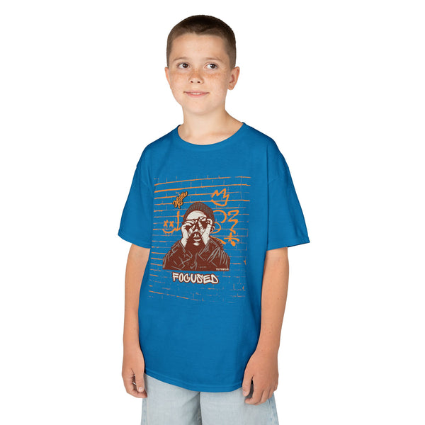 Kids Hustle Mode Tee - Focused