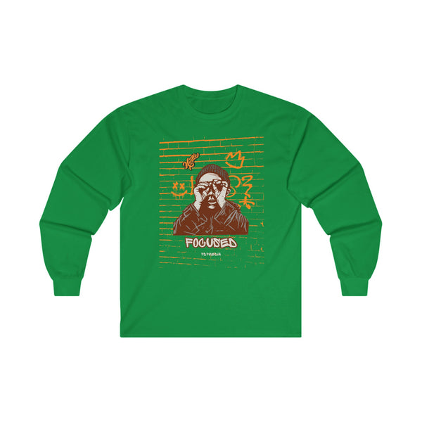 Hustle Mode Long Sleeve - Focused Yellow Crown
