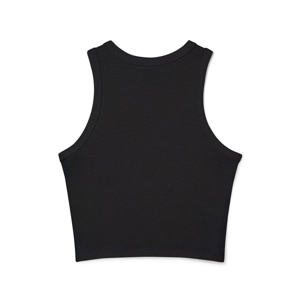 Racer Tank Top - 'Hustle' Crown Design for Women