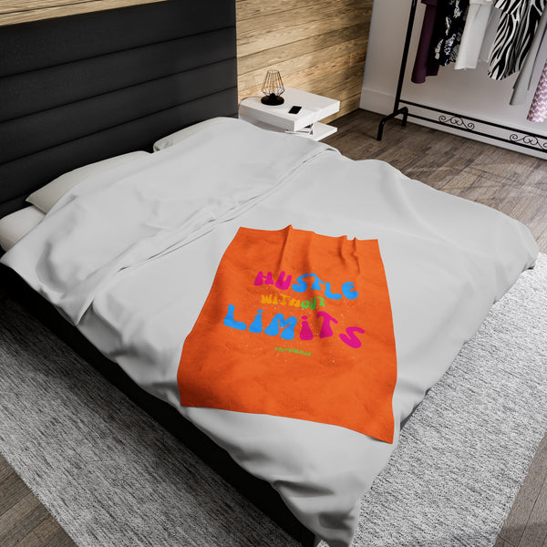 Hustle Mode Plush Blanket - Hustle Without Limits