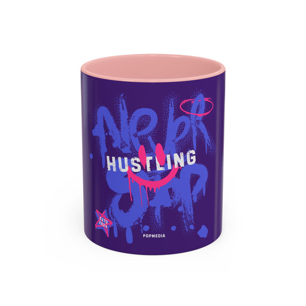 Hustle Mode Coffee Mug (11, 15oz) - Never Stop (Gift)