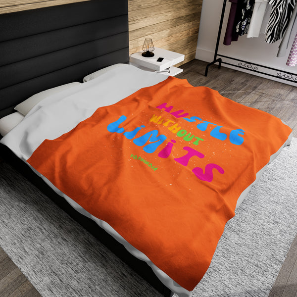 Hustle Mode Plush Blanket - Hustle Without Limits