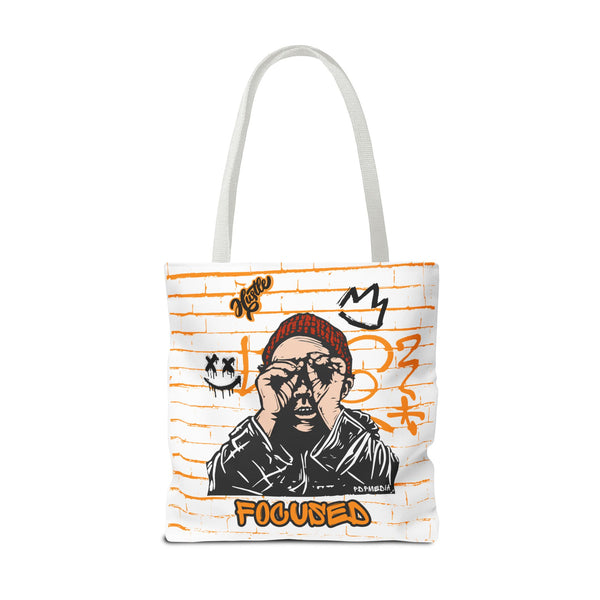Hustle Mode Tote Bag - Focused Black Crown
