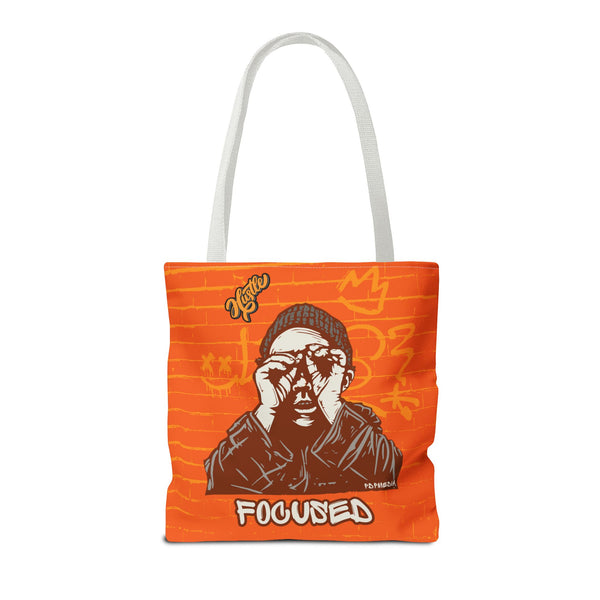 Hustle Mode Tote Bag - Focused Yellow Crown
