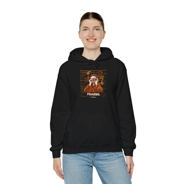 Hustle Mode Hoodie - Focused Brown Crown