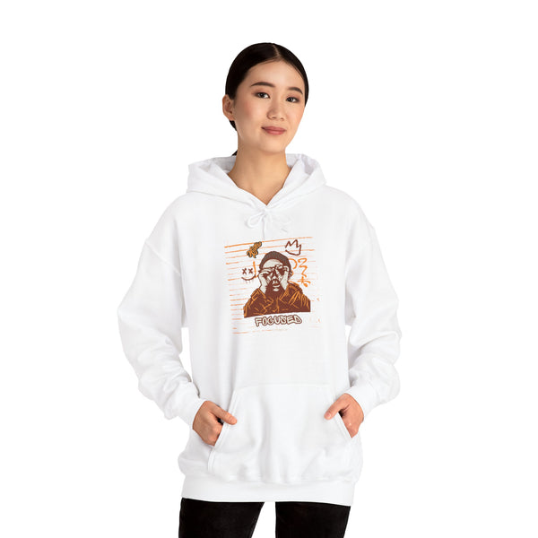 Hustle Mode Hoodie - Focused Brown Crown