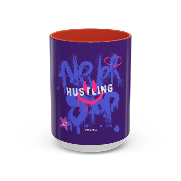 Hustle Mode Coffee Mug (11, 15oz) - Never Stop (Gift)