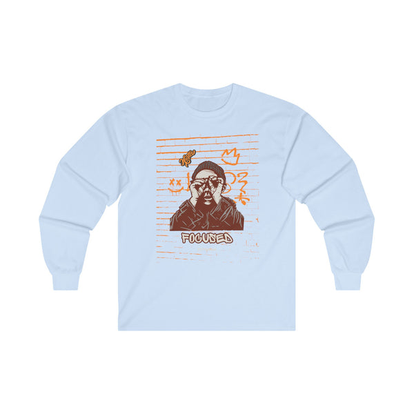 Hustle Mode Long Sleeve - Focused Yellow Crown