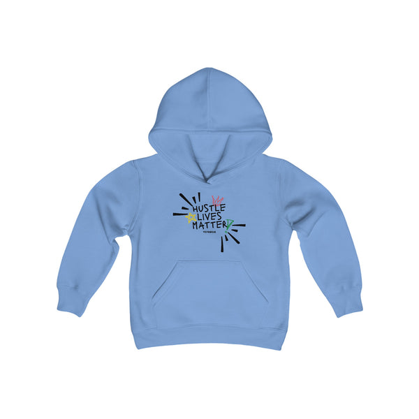 Hustle Mode (Kids) Youth Heavy Blend Hooded Hoodie - Hustle Lives Matter