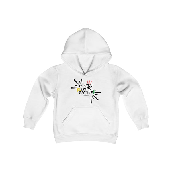 Hustle Mode (Kids) Youth Heavy Blend Hooded Hoodie - Hustle Lives Matter