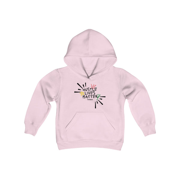 Hustle Mode (Kids) Youth Heavy Blend Hooded Hoodie - Hustle Lives Matter