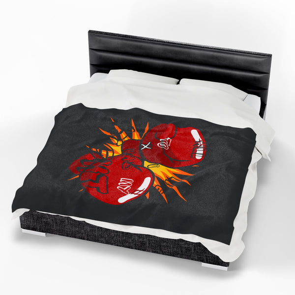 Hustle Mode Plush Blanket - All My Life