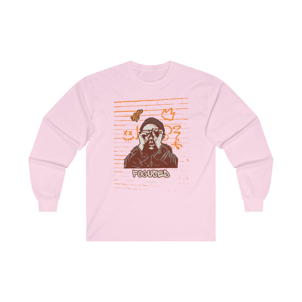 Hustle Mode Long Sleeve - Focused Yellow Crown
