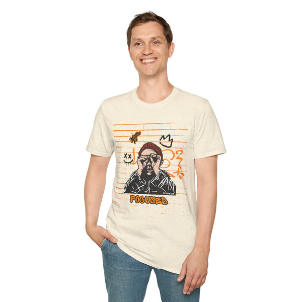 Hustle Mode Tee - Focused Black Crown
