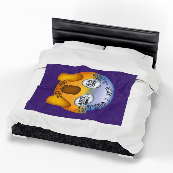 Hustle Mode Plush Blanket - They Said I Couldn't