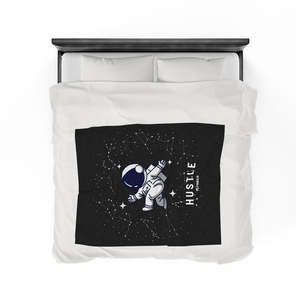 Hustle Mode Plush Blanket - Astronaut