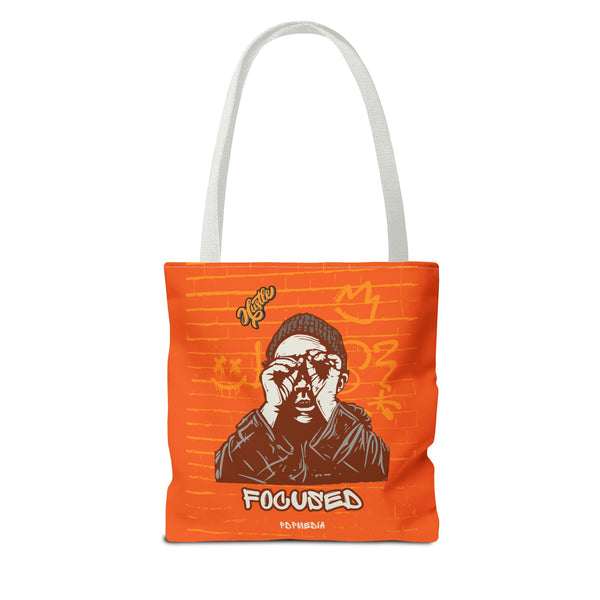 Hustle Mode Tote Bag - Focused Yellow Crown