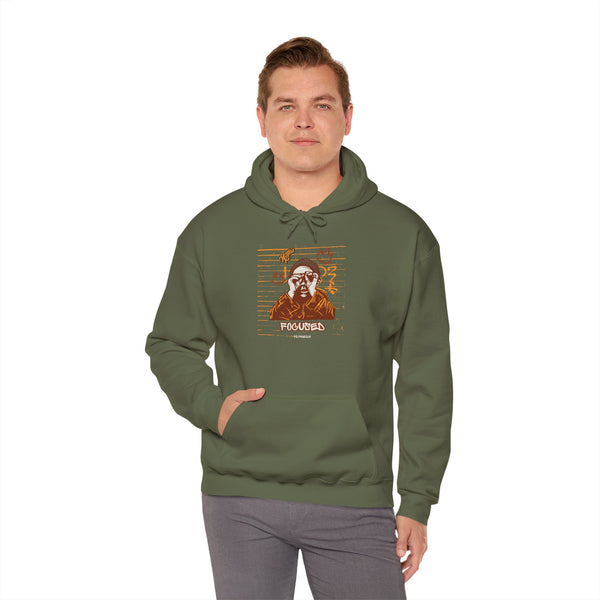 Hustle Mode Hoodie - Focused Brown Crown