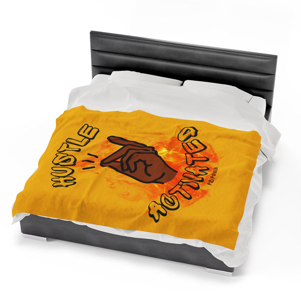 Hustle Mode Plush Blanket - Activated