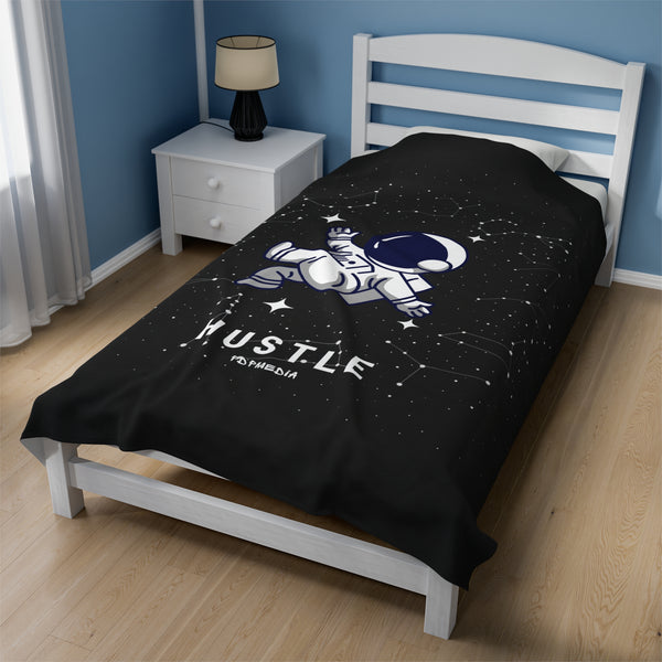 Hustle Mode Plush Blanket - Astronaut