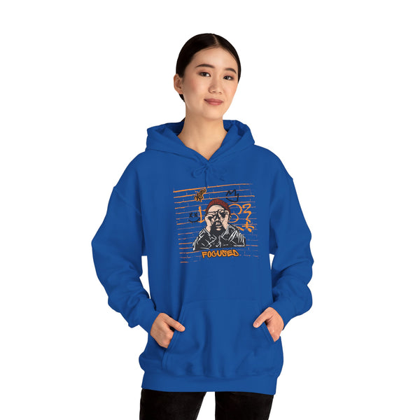 Hustle Mode Hoodie - Focused Black Crown