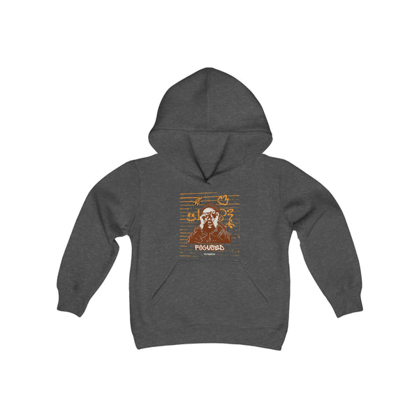 Hustle Mode (Kids) Youth Heavy Blend Hooded Hoodie - Focused (Y)