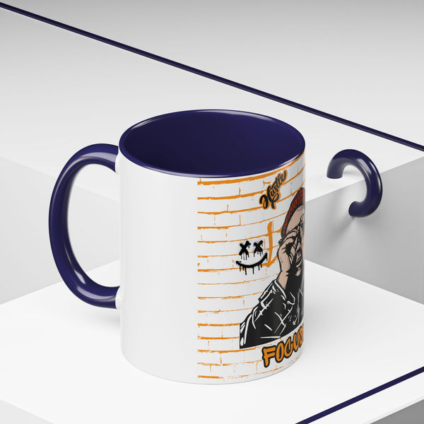 Hustle Mode Coffee Mug - Focused Black Crown (11, 15oz) (Gift)