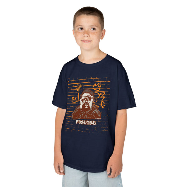 Kids Hustle Mode Tee - Focused